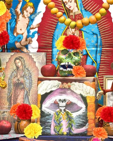 40Pcs Large Marigold Flower Heads Bulk 4 inch, Silk Marigold Artificial Flowers for Diwali Home Decor, Spring Bush Floral, Indian Décor for Pooja, DIY, Wedding Christmas(Multi Color) in Kuwait