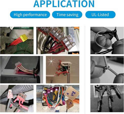 موصلات الأسلاك Dicio التي يتم دفعها 105 قطعة مدرجة في قائمة UL: موصلات الأسلاك الكهربائية مجموعة الموصلات الكهربائية 22-14 موصلات الأسلاك قياس 2 3 4 منفذ للأسلاك موصلات الأسلاك الدفع المكسرات in Kuwait