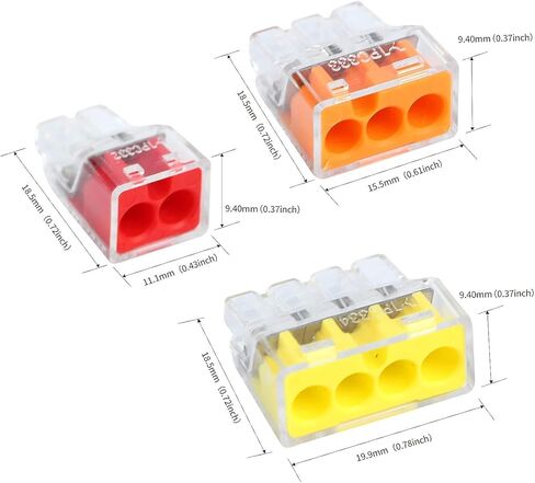 موصلات الأسلاك Dicio التي يتم دفعها 105 قطعة مدرجة في قائمة UL: موصلات الأسلاك الكهربائية مجموعة الموصلات الكهربائية 22-14 موصلات الأسلاك قياس 2 3 4 منفذ للأسلاك موصلات الأسلاك الدفع المكسرات in Kuwait