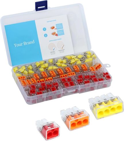 موصلات الأسلاك Dicio التي يتم دفعها 105 قطعة مدرجة في قائمة UL: موصلات الأسلاك الكهربائية مجموعة الموصلات الكهربائية 22-14 موصلات الأسلاك قياس 2 3 4 منفذ للأسلاك موصلات الأسلاك الدفع المكسرات in Kuwait