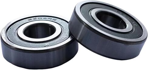 6304-2RSbearing Steel Double Rubber Seal Bearings 20x52x15mm, Pre-Lubricated and Stable Performance and Cost Effective, Deep Groove Ball Bearings(2 Pcs) in Kuwait