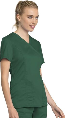Cherokee Women Scrubs Top Workwear Revolution Tech Mock Wrap WW775AB in Saudi Arabia