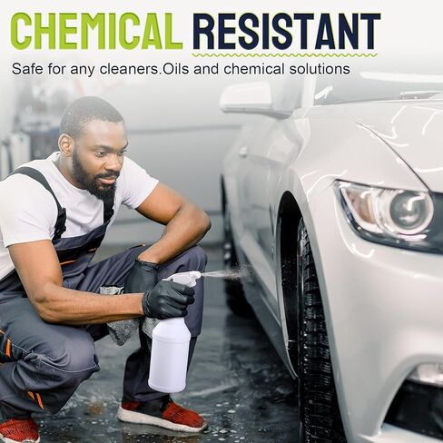 meekoo 10 قطع زجاجات رذاذ بلاستيكية سعة 16 أونصة مع فوهة قابلة للتعديل، زجاجات رذاذ فارغة قابلة لإعادة الملء لحلول التنظيف، سقي النباتات، تدريب الحيوانات، الحمام أو المطبخ، تجاري وسكني in Kuwait