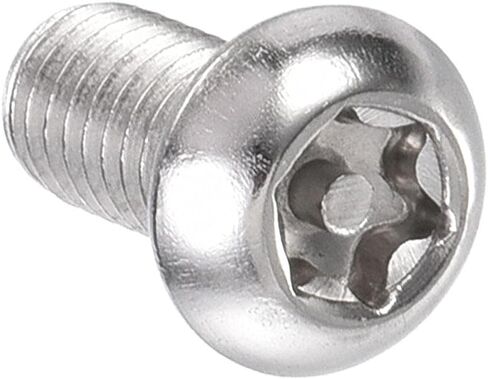 برغي آلة أمان توركس M8x25mm من uxcell، 20 قطعة براغي رأس عموم داخل العمود، 304 مسامير تثبيت من الفولاذ المقاوم للصدأ in Saudi Arabia