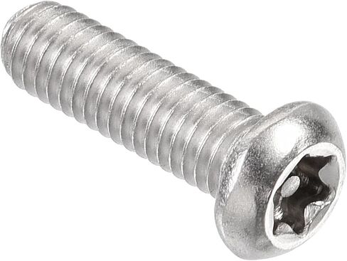 برغي آلة أمان توركس M8x25mm من uxcell، 20 قطعة براغي رأس عموم داخل العمود، 304 مسامير تثبيت من الفولاذ المقاوم للصدأ in Saudi Arabia