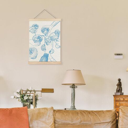 LUVADIAN Bar Art Wall Decor, Trendy Retro Blue Cheers Cocktail Champagne Poster Hanger Frame, Bar Cart Wall Decor, Preppy Dorm Apartment Decor, Bar Wall Art, Bar Signs Wall Decor, 12x16 Inches in Saudi Arabia