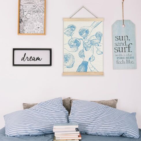 LUVADIAN Bar Art Wall Decor, Trendy Retro Blue Cheers Cocktail Champagne Poster Hanger Frame, Bar Cart Wall Decor, Preppy Dorm Apartment Decor, Bar Wall Art, Bar Signs Wall Decor, 12x16 Inches in Saudi Arabia