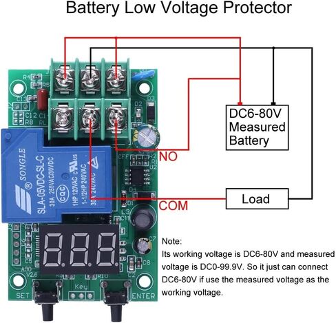 DONGKER A30-U3 Voltage Monitor Module,DC 99.9V Voltage Protection Module for Industrial Control Equipment & Instrumentation Test in Saudi Arabia