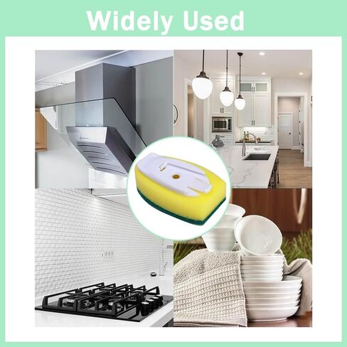 5 Pack Sponge Refills Compatible with OXO Good Grips Soap Dispensing Dish Scrubber, Sponge Replacement Heads, Dish Wand Sponge Refills for Cleaning in Saudi Arabia