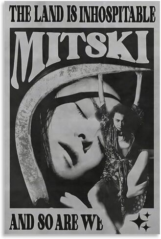 ملصق ميتسكي مغني ملصق ملصق ملصق عتيق لوحة زخرفية من القماش وملصقات جدارية وصورة فنية مطبوعة ملصقات ديكور لغرفة النوم العائلية الحديثة 12 × 18 بوصة (30 × 45 سم) in Kuwait