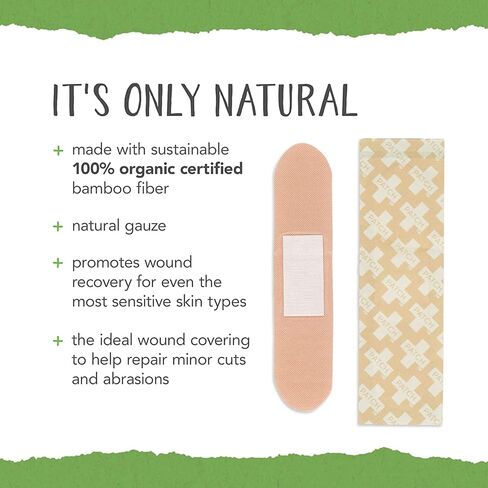 حزمة عينات صديقة للبيئة أثناء التنقل، ضمادات من الخيزران، لا تسبب الحساسية، خالية من اللاتكس، خالية من البلاستيك، خالية من النفايات بنسبة 100%، قابلة للتحلل - للبشرة الحساسة، زيت جوز الهند، الفحم المنشط، الصبار، طبيعي، 16 قيراط in Kuwait