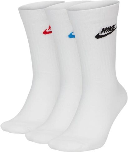 Nike Sportswear Everyday Essential Crew Socks (3 Pairs) Adult DX5, Size L in Saudi Arabia