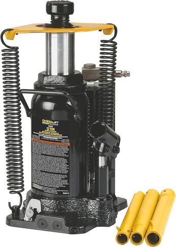 مقبس زجاجة هيدروليكي أسود من أوميغا 18126C مع نوابض إرجاع - سعة 12 طن in Kuwait