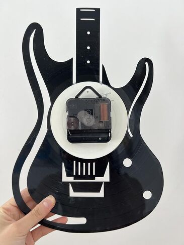 Doublecat Music Rock Band Guitar Office Wall Clock Decor for Boss Boyfriend Gift 12inch 30CM (NO LED) in Saudi Arabia