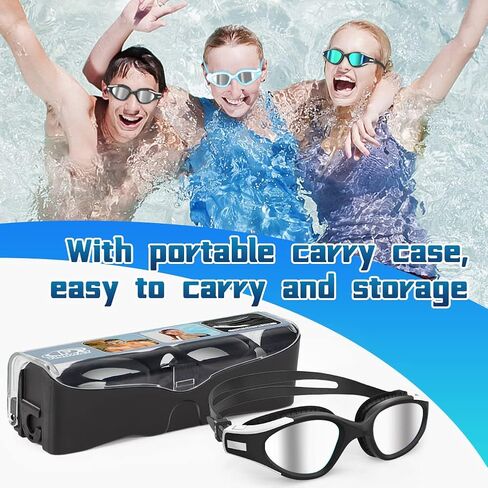 findway Swim Goggles, Polarized Swimming Goggles for Men Women Adult Youth,Anti-fog UV Protection No Leaking Wide Vision in Saudi Arabia