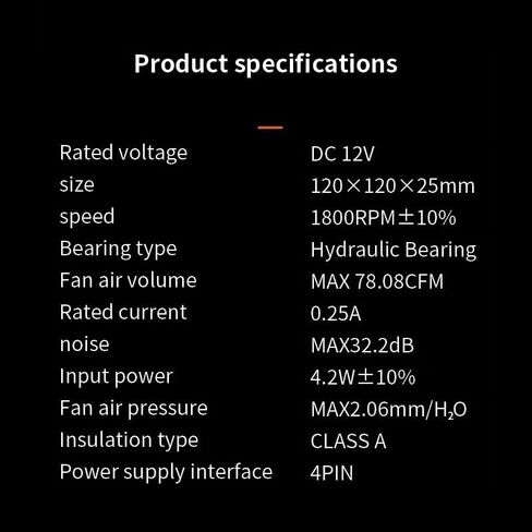 3 Pack 1800RPM 4PIN PWM Computer Case Cooling Fan Silent PC CPU Cooler 120mm Fans Kit Cooler Fans (White) in Saudi Arabia
