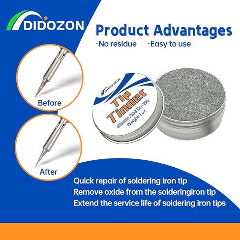 Tip Tinner, Soldering Iron Tip Cleaner and Re-Tinning Solution, 1 pcs, 1 oz in Saudi Arabia
