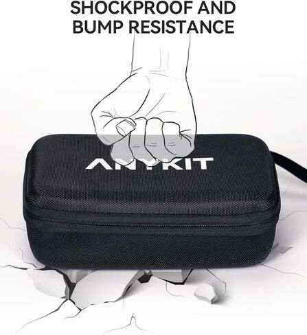 حافظة Anykit الصلبة للحماية المحمولة من مادة EVA، حافظة صلبة ذات سعة كبيرة مطورة، منفاخ إطارات متوافق/منظار داخلي/منظار الأذن in Kuwait