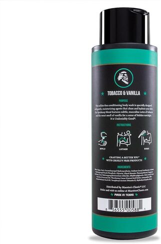 غسول الجسم الكلاسيكي من مايسترو - غسول الجسم المرطب، ينظف ويرطب، مزيج سهل التحدث، 16 أونصة in Kuwait