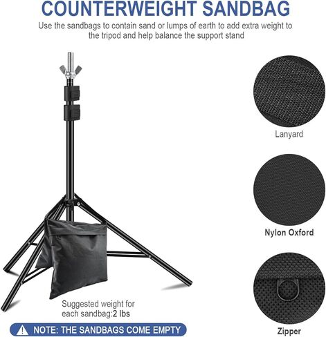 حامل خلفية قابل للتعديل 10أقدام/3م × 10أقدام/3م (عرض×ارتفاع)، مجموعة نظام دعم حامل اللافتة للحفلات، والصور الشخصية، والتصوير الفوتوغرافي في الاستوديو، وحفلات أعياد الميلاد... in Kuwait