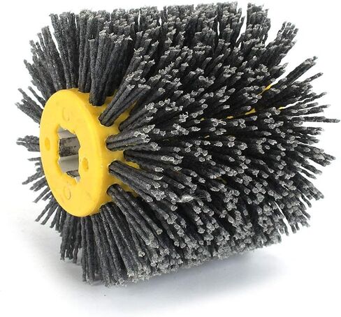 120x100mm Abrasive Wire Drawing Wheel Drum Burnishing Brush for The Surface Treatment of Furniture Wooden Products Polishing 80 Grit in Saudi Arabia