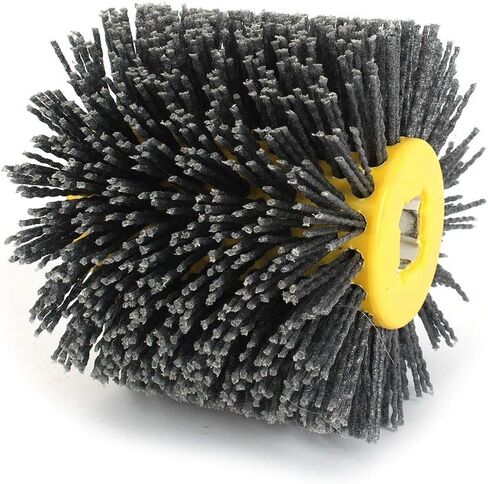 120x100mm Abrasive Wire Drawing Wheel Drum Burnishing Brush for The Surface Treatment of Furniture Wooden Products Polishing 80 Grit in Saudi Arabia