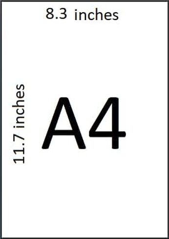 Nuburi - A4 Size Printer Paper - Great for Professional Documents - 80 gsm / 21lb (40 Sheets) in Saudi Arabia
