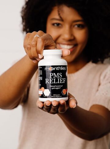 PMS Relief Supplement for Women Menstrual Cycle Support - Naturallly balance Mood Swings, Period Cramps, Bloating, Fatigue, Water Retention, PMDD, Perimenopause (60 Day Supply 120 Capsules) in Kuwait