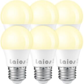 Laios E26 LED Light Bulb A15 Shape, 3W Replace 30W, 300lm, Soft White 2700K, 120V Medium Screw Light Bulb, Pack of 6, Non Dimmable