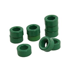 uxcell 10 Piece Inductor Coils Green Ferrite Cores 10 mm x 6 mm x 5 mm