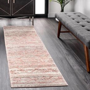 nuLOOM Hattie Transitional Moroccan Runner Rug, 2' 6" x 8', Pink