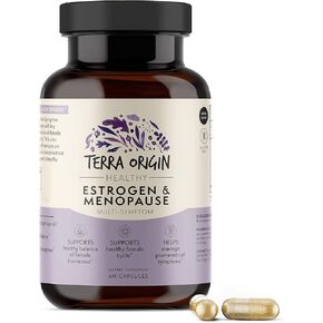 Healthy Multi-Symptom Menopause | w/BioPerine | 60 Veggie Caps | DIM, Black Cohosh, Dong Quai, Soy Iso, Chaste Tree Berry and more! | Supports Healthy Estrogen Levels, Hot Flashes, Night Sweats*