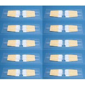 Laceration Wound Closure Device, Emergency Laceration Closure Strips to Repair - Pack of 10 Units