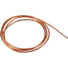 2M Soft Copper Tube, Copper Round Tubing Pipe OD 4mm x ID 3mm for Generators, Busbar, Cable, Switchgear, Transformers