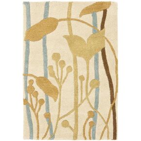 SAFAVIEH Soho Collection 2'6" x 8' Dark Brown/Multi SOH746D Handmade Premium Wool & Viscose Runner Rug