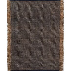 Momeni Clara Hand Woven Jute Blue Area Rug 3' X 5'