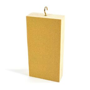 EISCO Wooden Friction Block, Wood and Sandpaper - Measures 6 x 3 x 1.25" (Made in The USA)