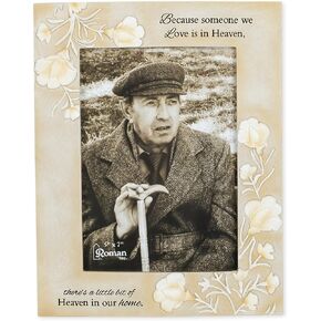 Roman There's A Little Bit of Heaven in Our Home Memorial Picture Frame Holds 5 x 7 Photo