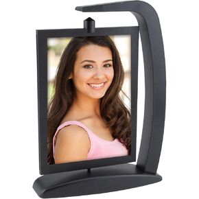 Neil Enterprises, Inc. 5" x 7" Black Spinning Picture Frame