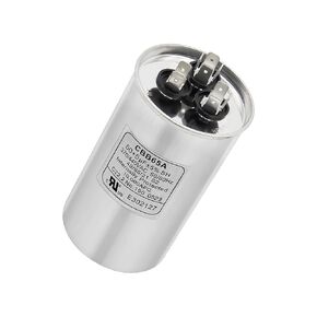 50+5uf 370 or 440 Volt VAC CBB65 Dual Run Circular Start Capacitor 50/5 MFD Capacitor ±6% for Air Condenser Straight Cool Electric Motor Fan Heat Pump HVAC Blower Compressor Generator
