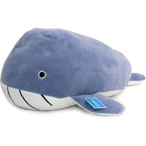 Very Soft Blue Whale Shark Hugging Pillow Plush Doll Fish Plush Toy Stuffed Animals 21"