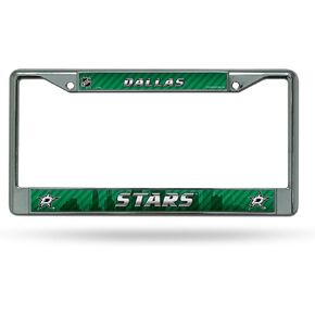 Rico Industries NHL Unisex-Adult Standard Chrome License Plate Frame