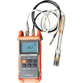 pH Meter, 0.01 pH Accuracy, 0-14.00 pH Measuring Range, 1 to 3 Points Calibration for Precise pH Measurement, Portable