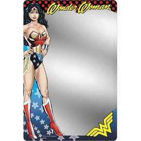 Mirror Magnetic Locker WONDER WOMAN Standing Pose 6.5 x 5.5 Inches