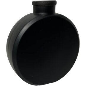 Mini Circle Vase Black Glass Vases for Weddings, Events, Parties, Floral or Pampas Centerpieces for Home Decor, Measures 4" Tall