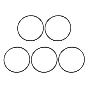 MECCANIXITY Nitrile Rubber O Ring 1.93" OD 1.77" ID 0.08" Width NBR Sealing Gasket Washer Seal O-Ring for Faucet Plumbing Air Gas Repair, Black, Pack of 5