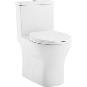 Swiss Madison Well Made Forever SM-1T271, Sublime III One-Piece Toilet Dual-Flush in Glossy White