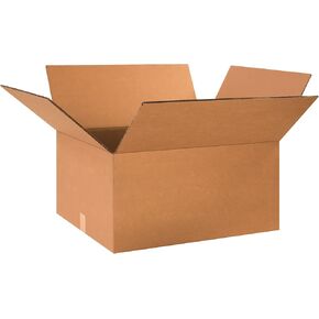 Partners Brand PHD24168DW Double Wall Boxes, 24"L x 16"W x 8"H, Kraft (Pack of 15)