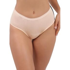 AIRCUTE Super Absorbency Urinary Incontinence Underwear for Women, Reusable Mid Rise Panties for Nighttime leaks 4.2OZ (Black, Medium)