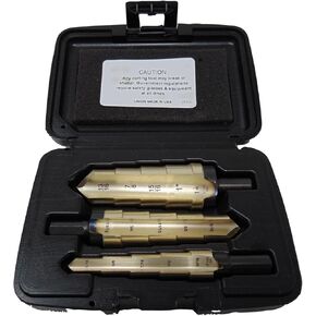 Norseman by Viking Drill and Tool 99980 3 Piece 5/16 in., 9/16 in., and 13/16 in. Step Reamer Set